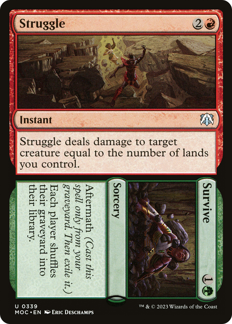 Image of Struggle // Survive [March of the Machine Commander]