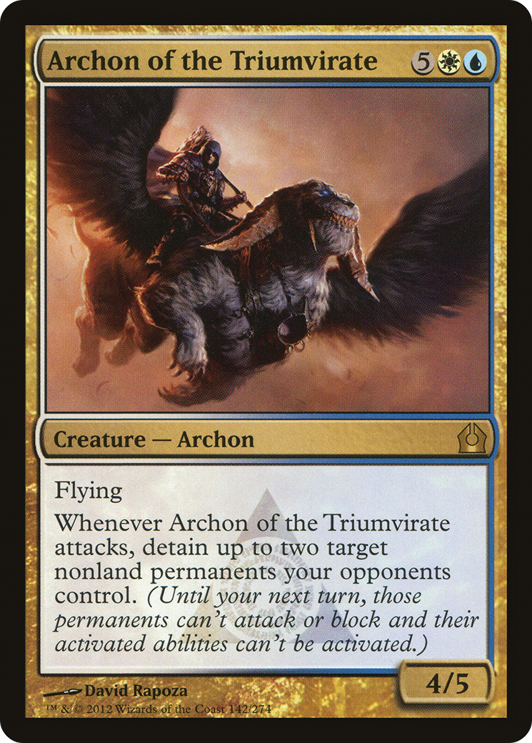 Image of Archon of the Triumvirate [Return to Ravnica]