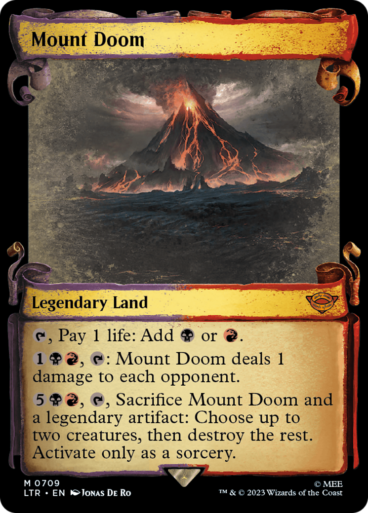 Image of Mount Doom [The Lord of the Rings: Tales of Middle-Earth Showcase Scrolls]