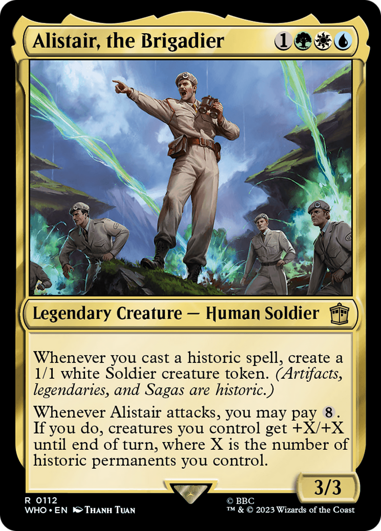 Image of Alistair, the Brigadier [Doctor Who]