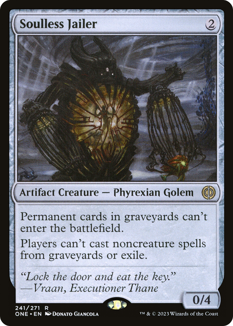 Image of Soulless Jailer [Phyrexia: All Will Be One]