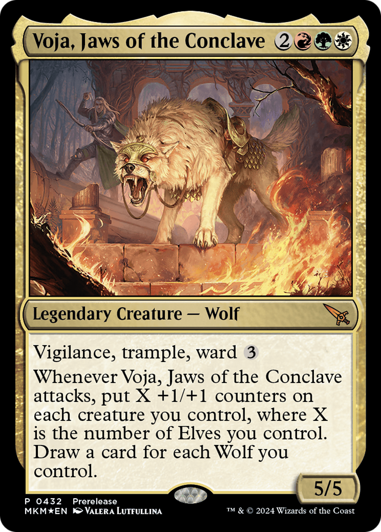 Image of Voja, Jaws of the Conclave [Murders at Karlov Manor Prerelease Promos]