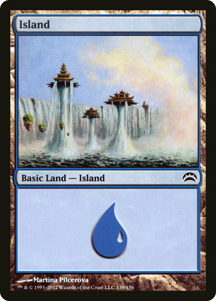 Image of Island (139) (PC2-139) - Planechase 2012 Foil