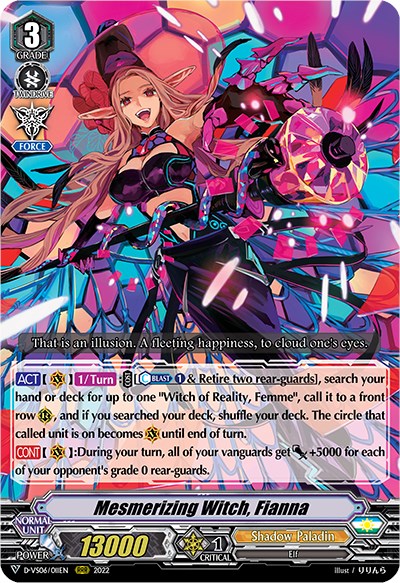Image of Mesmerizing Witch, Fianna (D-VS06/011EN) [V Clan Collection Vol.6]