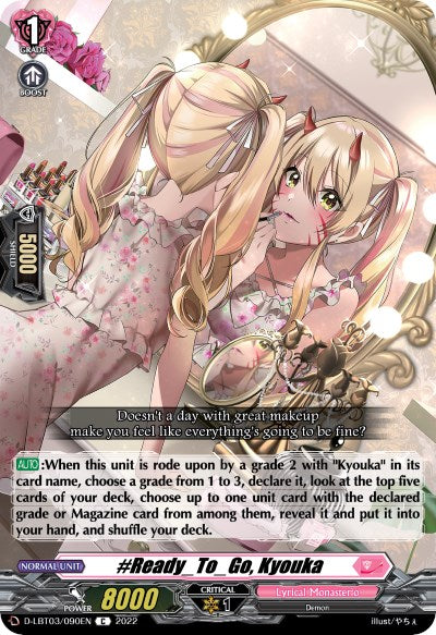 Image of #Ready_To_Go, Kyouka (D-LBT03/090EN) [Lyrical Monasterio: Summertime Memories!]