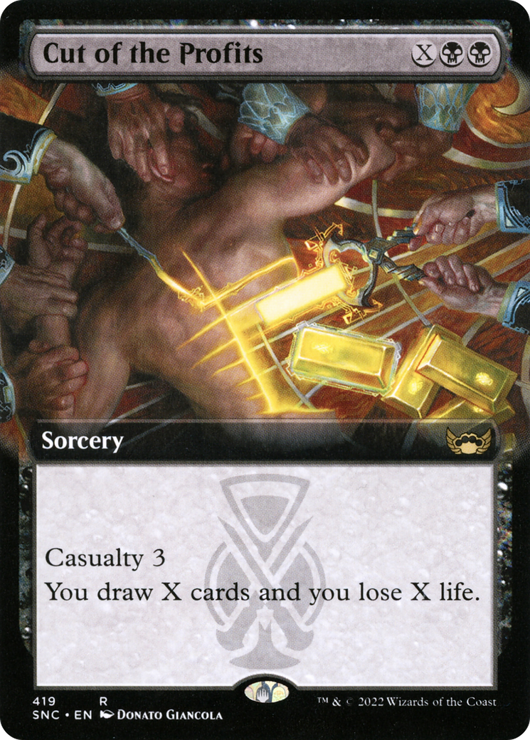 Image of Cut of the Profits (Extended Art) [Streets of New Capenna]