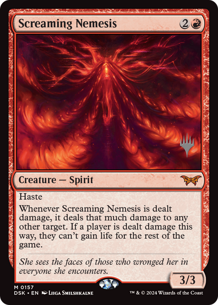Image of Screaming Nemesis (Promo Pack) [Duskmourn: House of Horror Promos]