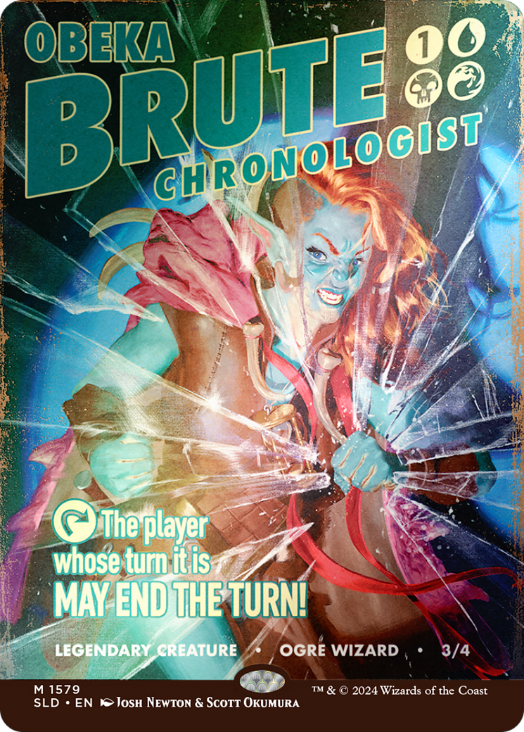 Image of Obeka, Brute Chronologist (Rainbow Foil) [Secret Lair Drop Series]