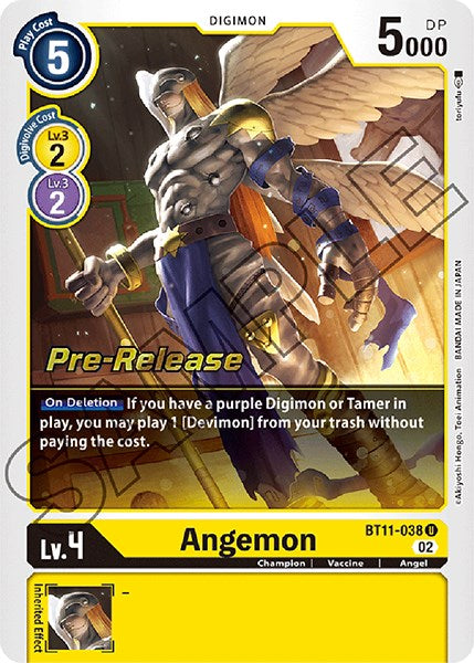 Image of Angemon [BT11-038] [Dimensional Phase Pre-Release Promos]