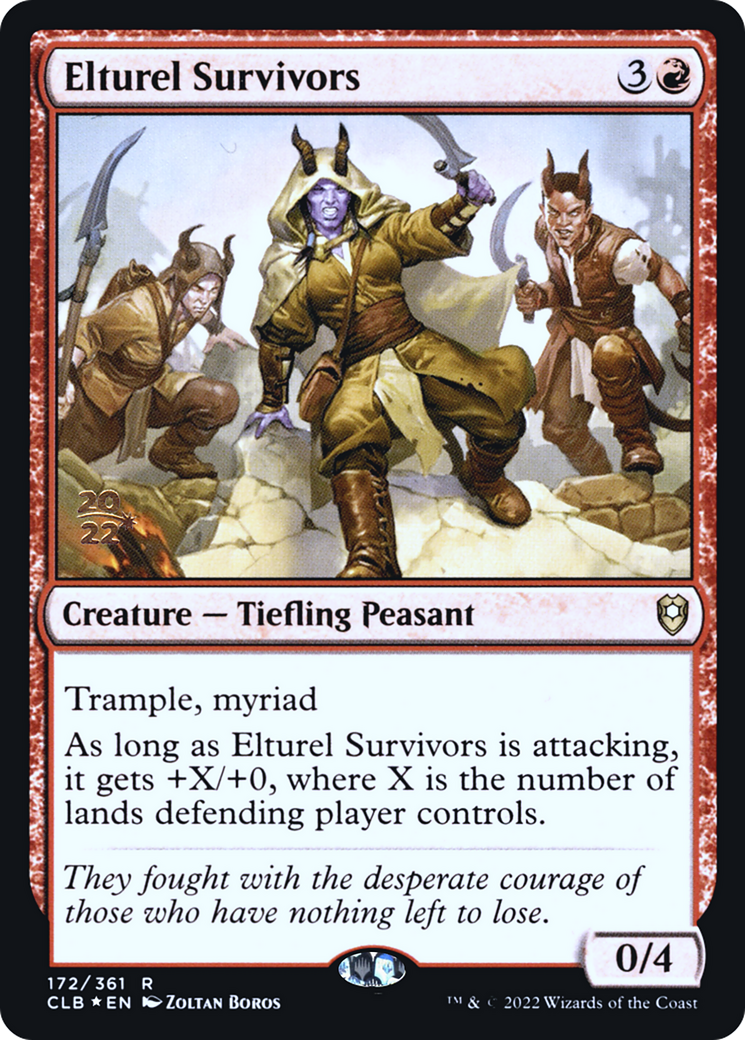 Image of Elturel Survivors [Commander Legends: Battle for Baldur's Gate Prerelease Promos]