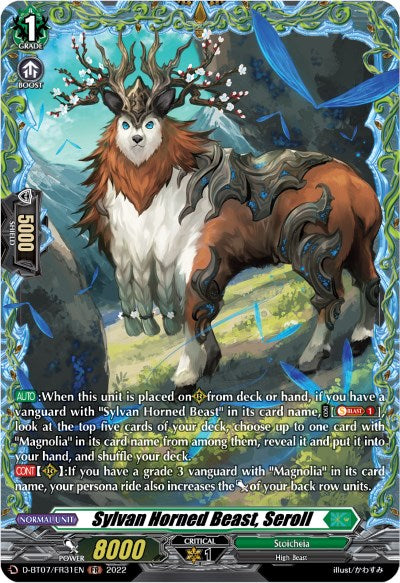 Image of Sylvan Horned Beast, Seroll (FR) (D-BT07/FR31EN) [Raging Flames Against Emerald Storm]