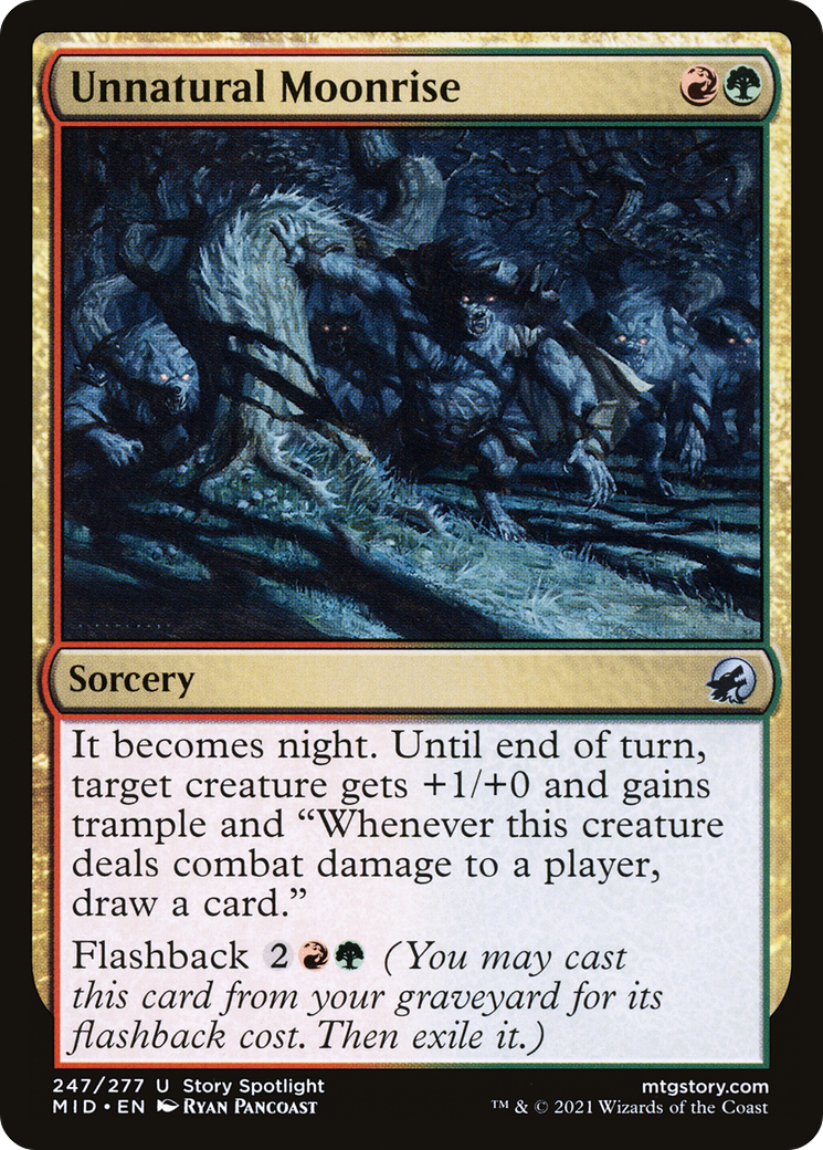 Image of Unnatural Moonrise [Innistrad: Midnight Hunt]