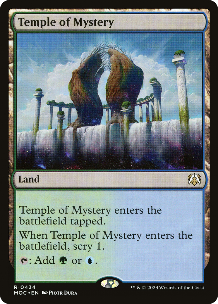 Image of Temple of Mystery [March of the Machine Commander]