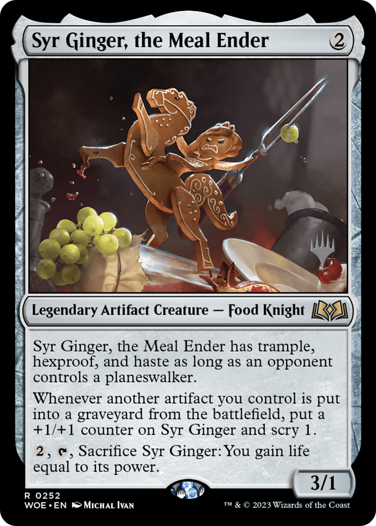 Image of Syr Ginger, the Meal Ender (Promo Pack) [Wilds of Eldraine Promos]