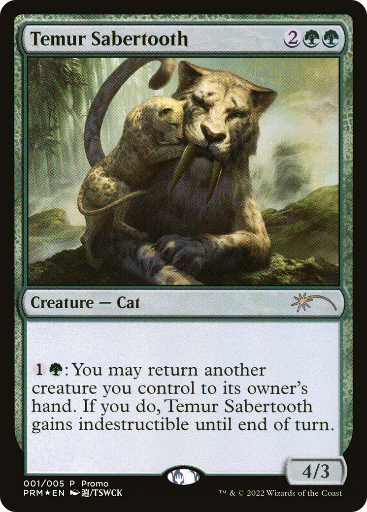 Image of Temur Sabertooth [Year of the Tiger 2022]