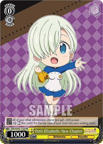 Image of Petit Elizabeth: New Chapter (Foil) [The Seven Deadly Sins: Revival of The Commandments]