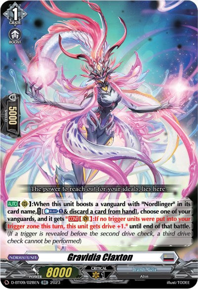 Image of Gravidia Claxton (D-BT09/028EN) [Dragontree Invasion]