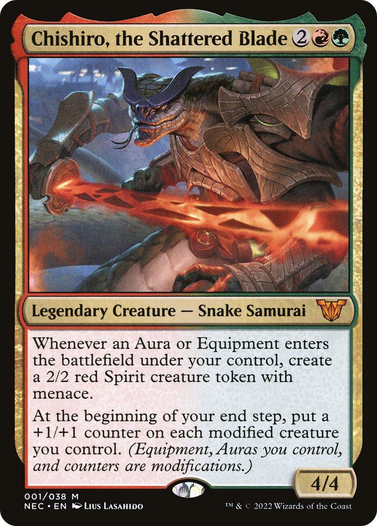 Image of Chishiro, the Shattered Blade [Kamigawa: Neon Dynasty Commander]