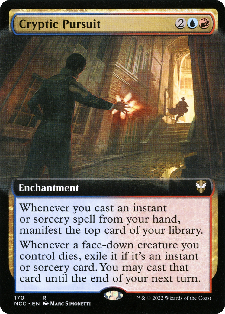Image of Cryptic Pursuit (Extended Art) [Streets of New Capenna Commander]
