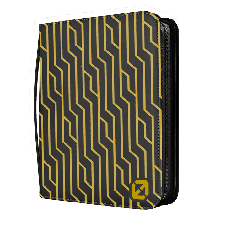 Image of BLACK-PRINTED TOPLOADER BINDER 3X3 EVORETRO SHIELD+