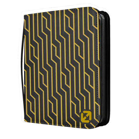 BLACK-PRINTED TOPLOADER BINDER 3X3 EVORETRO SHIELD+