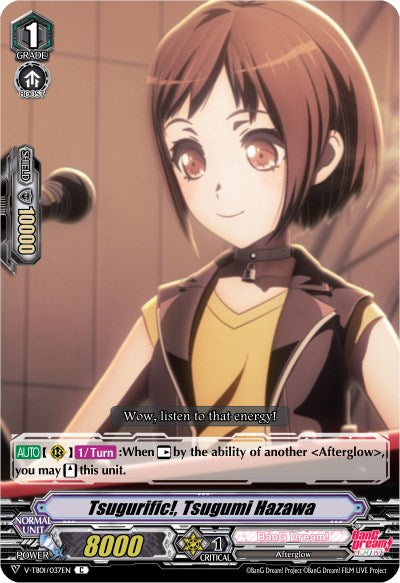 Image of Tsugurific!, Tsugumi Hazawa (Parallel Foil) (V-TB01/037EN) [BanG Dream! FILM LIVE]
