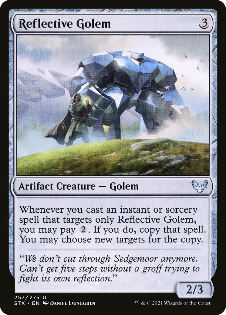 Image of Reflective Golem [Strixhaven: School of Mages]