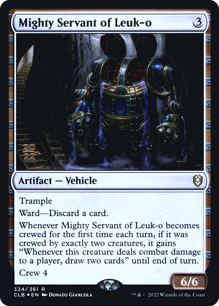 Image of Mighty Servant of Leuk-o [Commander Legends: Battle for Baldur's Gate Prerelease Promos]