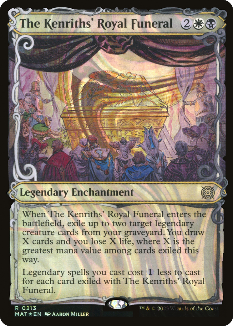 Image of The Kenriths' Royal Funeral (Showcase Halo Foil) [March of the Machine: The Aftermath]