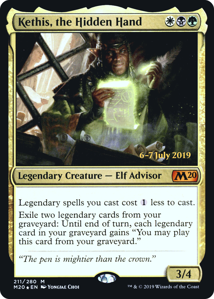 Image of Kethis, the Hidden Hand [Core Set 2020 Prerelease Promos]