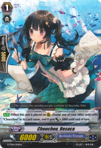 Image of Chouchou, Resaca (G-TD14/014EN) [Debut of the Divas]