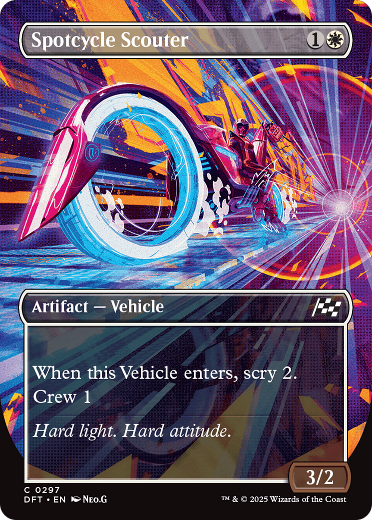 Image of Spotcycle Scouter (Borderless) [Aetherdrift]