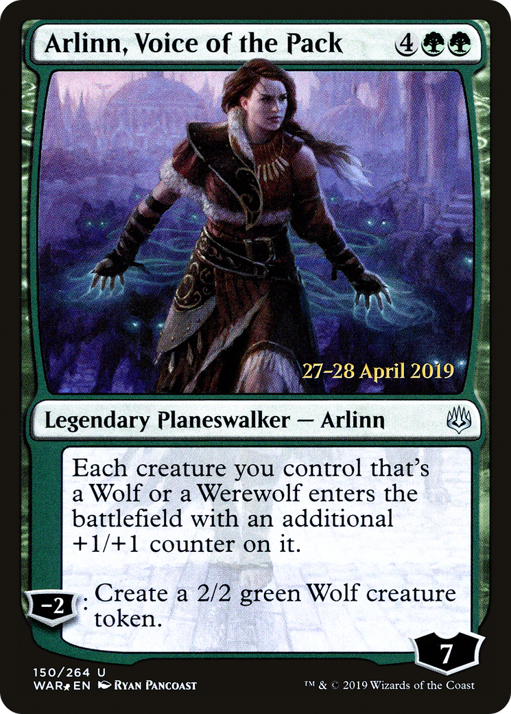 Image of Arlinn, Voice of the Pack [War of the Spark Prerelease Promos]