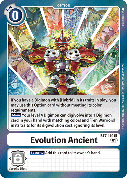 Image of Evolution Ancient [BT7-110] [Next Adventure]