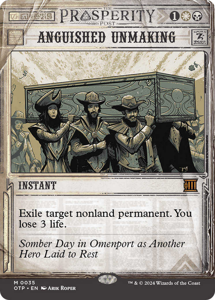 Image of Anguished Unmaking [Outlaws of Thunder Junction: Breaking News]