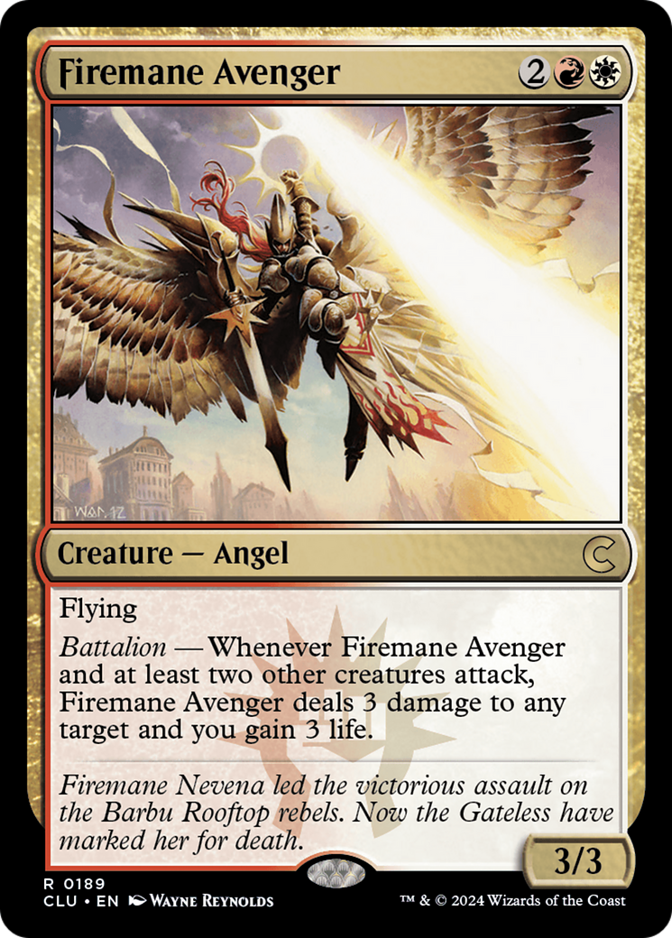 Image of Firemane Avenger [Ravnica: Clue Edition]