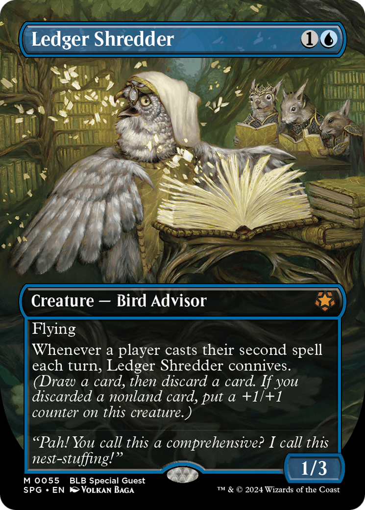 Image of Ledger Shredder (Borderless) [Bloomburrow Special Guests]