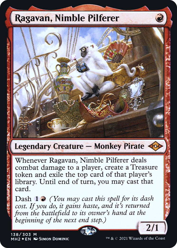 Image of Ragavan, Nimble Pilferer [Modern Horizons 2 Prerelease Promos]