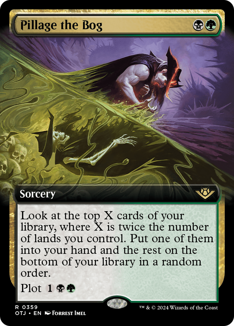 Image of Pillage the Bog (Extended Art) [Outlaws of Thunder Junction]