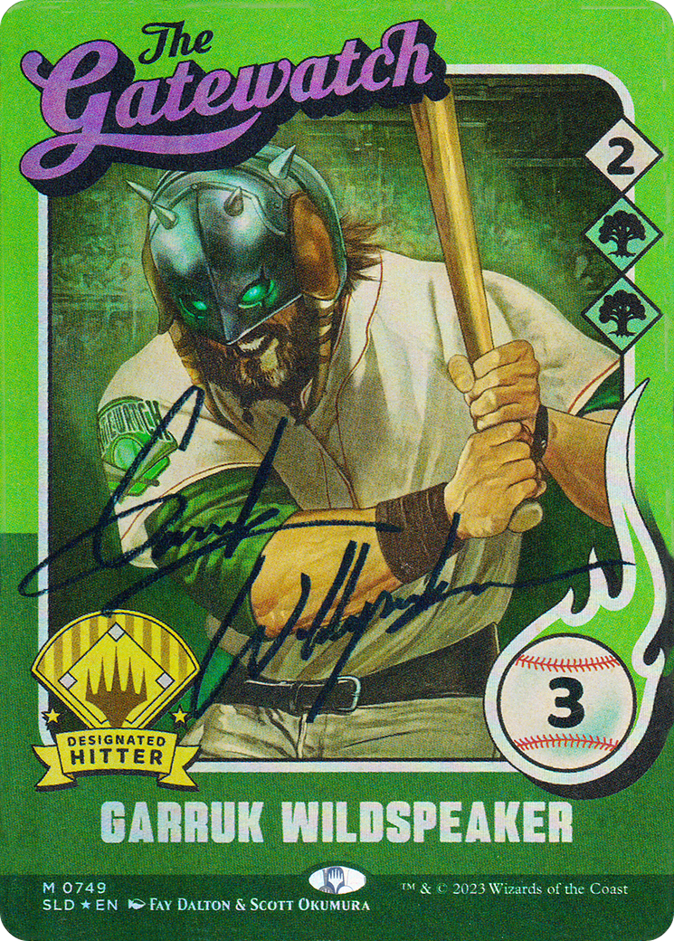 Image of Garruk Wildspeaker (749) (Autographed) [Secret Lair Drop Series]