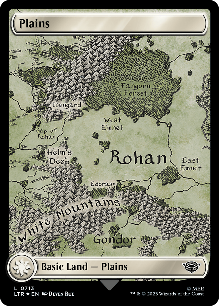 Image of Plains (0713) (Surge Foil) [The Lord of the Rings: Tales of Middle-Earth]