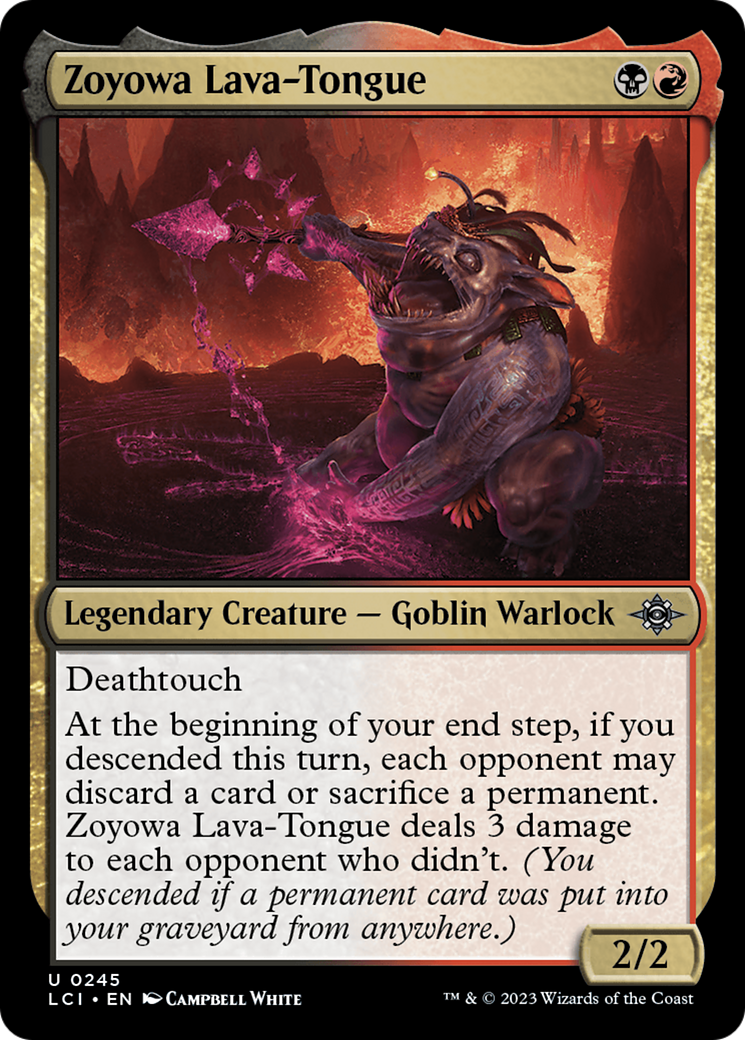 Image of Zoyowa Lava-Tongue [The Lost Caverns of Ixalan]