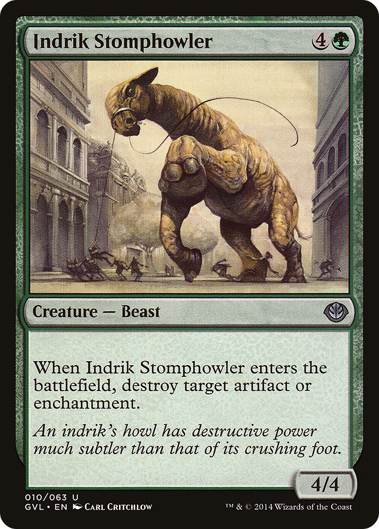 Image of Indrik Stomphowler (Garruk vs. Liliana) [Duel Decks Anthology]