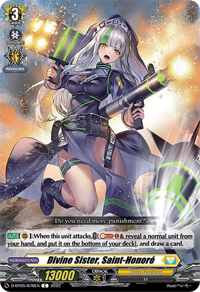 Image of Divine Sister, Saint-Honore (D-BT05/076EN) [Triumphant Return of the Brave Heroes]