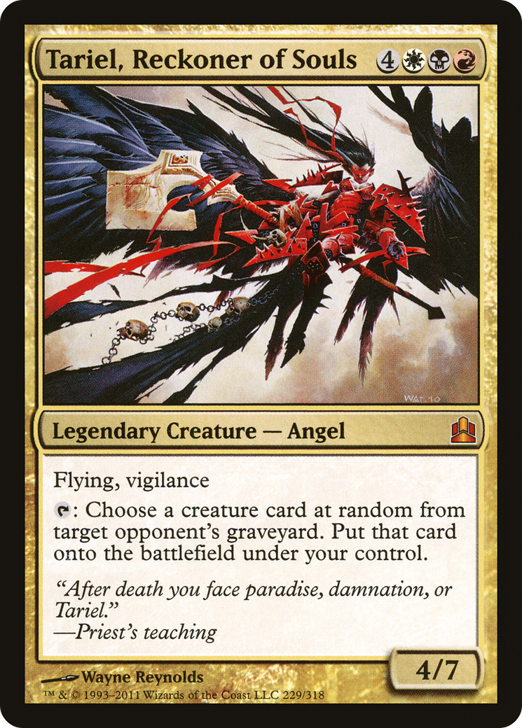 Image of Tariel, Reckoner of Souls [Commander 2011]