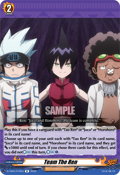 Image of Team The Ren (D-TB03/079EN) [Shaman King]
