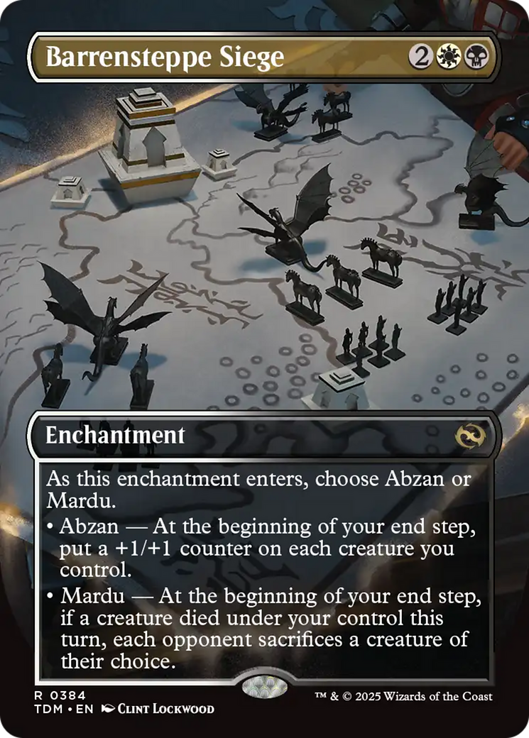Image of Barrensteppe Siege (Borderless) [Tarkir: Dragonstorm]
