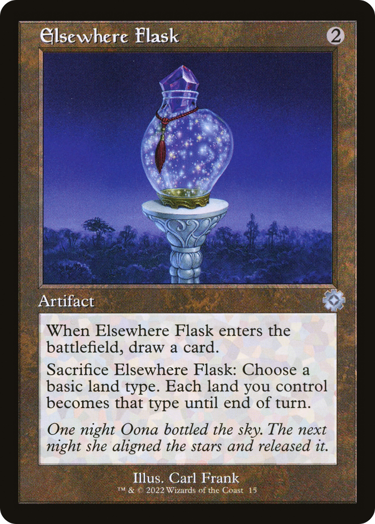 Image of Elsewhere Flask (Retro) [The Brothers' War Retro Artifacts]