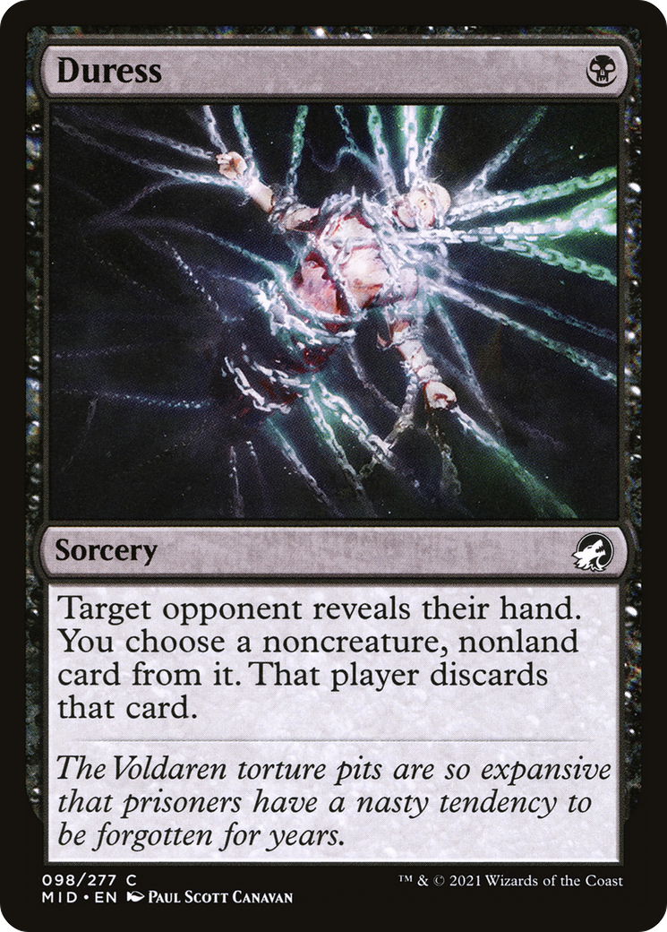 Image of Duress [Innistrad: Midnight Hunt]