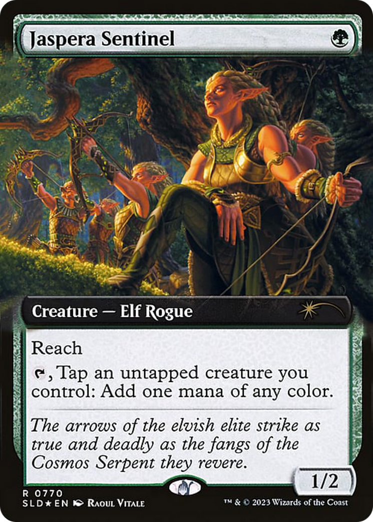 Image of Jaspera Sentinel (Extended Art) [Secret Lair Drop Series]